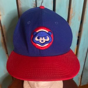 New Era 59Fifty fitted hat fit 7 embroidered red and blue Cooperstown Collection